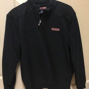 Used Shep shirt. Navy. Size M.